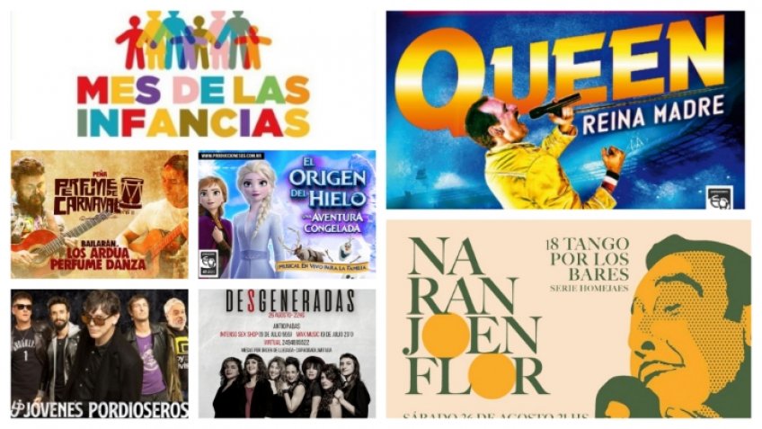 Las propuestas culturales para el fin de semana